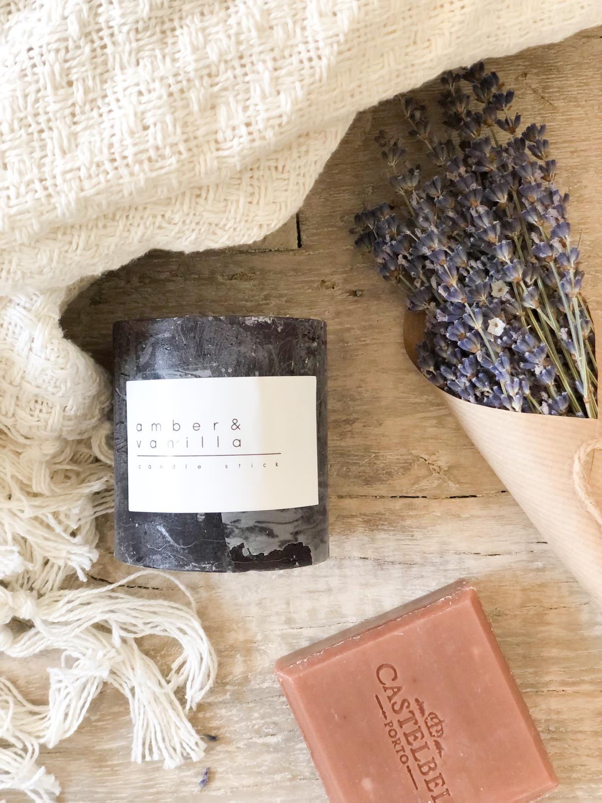 hll נר מיני וניל אמבר – תמונה 1